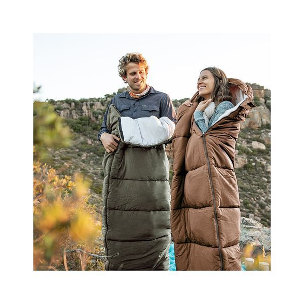 Спальный мешок Naturehike з капюшоном U250 NH20MSD07 (6&deg;C) лівий, темно-зелений (6927595767214-L) U0928107 фото