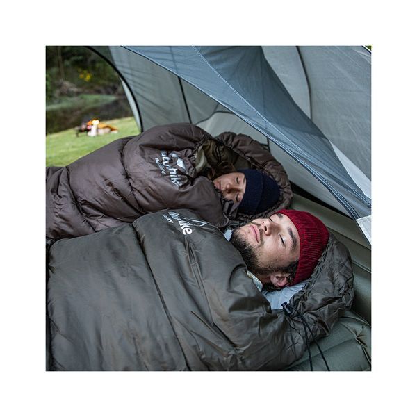Спальный мешок Naturehike з капюшоном U250 NH20MSD07 (6&deg;C) лівий, темно-зелений (6927595767214-L) U0928107 фото