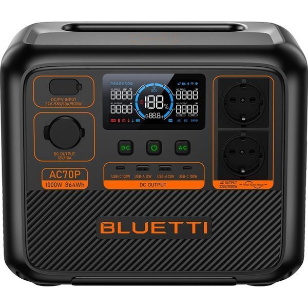 Зарядна станція BLUETTI AC70P 1000W (AC70P) U0930844 фото