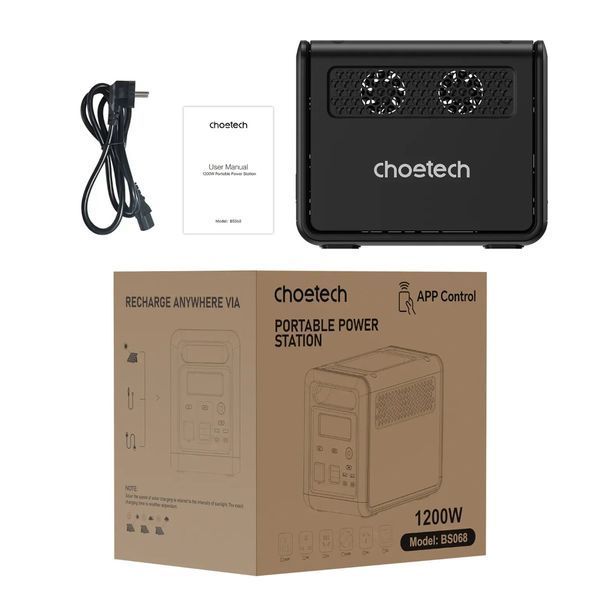 Зарядна станція Choetech BS0068 1200W 1024Wh (BS068) U1169388 фото