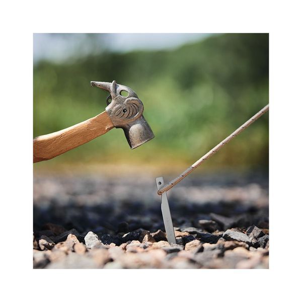 Комплект колышков Naturehike CNK2300ZP016 20 см сріблясті 8 шт (6976023925030) U0928808 фото