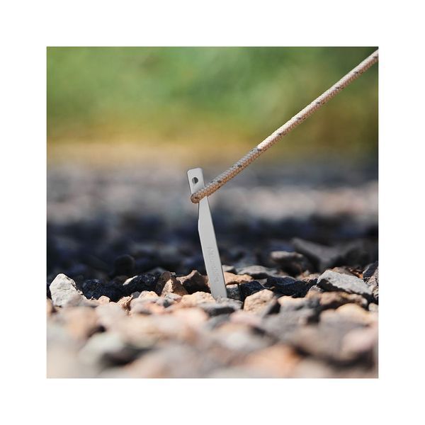 Комплект колышков Naturehike CNK2300ZP016 20 см сріблясті 8 шт (6976023925030) U0928808 фото