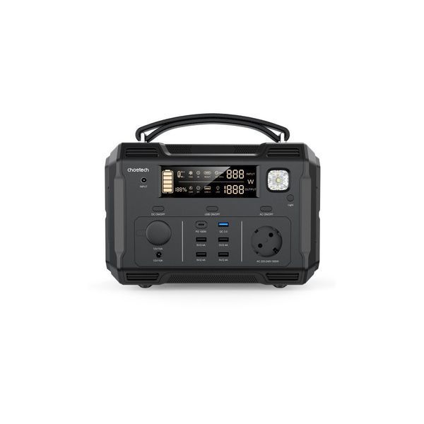Зарядна станція Choetech BS004-EU-BK, 500W (BS004-EU-BK) U0817174 фото