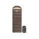 Спальный мешок Naturehike з капюшоном U350S NH20MSD07 (-3&deg;C) правий, коричневий (6927595764312-R) U0928115 фото